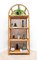 Mid-Century Bamboo, Cane & Wicker Boho Shelving Unit Bookcase, 1960 8