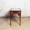 Art Nouveau Carved Wood and Guilted Side Table 13