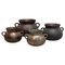 Traditional Spanish Bronze Pots, Set of 4 1