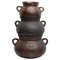 Traditional Spanish Bronze Pots, Set of 4 15