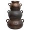 Traditional Spanish Bronze Pots, Set of 4, Image 15