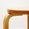 Wood Stool for Artek attributed to Alvar Aalto, 1950s, Image 5