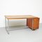 Large Bauhaus Desk in Wood and Tubular Metal, 1930 2