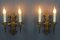Late 19th Century French Gilt Wrought Iron Sconces, 1890s, Set of 2, Image 20