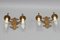 Late 19th Century French Gilt Wrought Iron Sconces, 1890s, Set of 2, Image 12