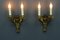 Louis XV French Bronze Cherubs Wall Sconces, 1930s, Set of 2, Image 20