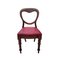 Victorian Balloon Back Dining Chairs in Walnut and Mahogany, Set of 6 2