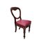 Victorian Balloon Back Dining Chairs in Walnut and Mahogany, Set of 6 3