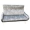 Mid-Century Modern Italian Brass & Velvet Sofa in the style of Gigi Radice, 1960s, Image 1