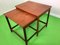 Vintage Scandinavian Nesting Tables in Teak, 1970, Set of 2, Image 2