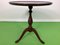 Round Danish Side or Lamp Table in Mahogany Wood, 1970, Image 1