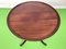 Round Danish Side or Lamp Table in Mahogany Wood, 1970 5