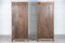 Walnut Faux Bamboo Glazed Display Cabinets, Set of 2 20