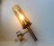 Brass & Glass Tubular Wall Sconce by Hans-Agne Jakobsson for Markaryd AB, Image 2