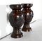 Asian Style Bronze Vases, 1950s, Set of 2 2