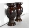 Vasen aus Bronze im asiatischen Stil, 1950er, 2er Set 2