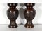 Asian Style Bronze Vases, 1950s, Set of 2 1