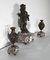 Marble and Bronze Chimney Decorative, End of 19th Century, Set of 3, Image 2