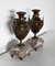 Marble and Bronze Chimney Decorative, End of 19th Century, Set of 3 26