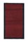 Tapis Shaggy Vintage en Laine Rouge, Turquie 1