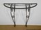 Art Deco Wrought Iron and Marble Console Table, 1920s 19