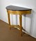 Louis XVI Style Console Table in Marble and Golden Wood 3