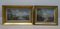 Garstin Cox, Landscapes, finales del siglo XIX o principios del siglo XX, dibujos al pastel, enmarcado, juego de 2, Imagen 3