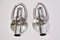 Italian Wall Sconces in Chrome and Smoked Acrylic, 1960s, Set of 2 5