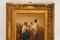 Scena figurativa, fine XIX secolo, olio su tela, con cornice, Immagine 3