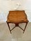 Antique Victorian Satinwood Inlaid Side Table, 1880s 3