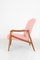 Wooden Armchairs with Pink Upholstery by Jiri Jiroutek, 1970s 6