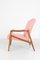 Wooden Armchairs with Pink Upholstery by Jiri Jiroutek, 1970s, Image 6