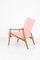 Wooden Armchairs with Pink Upholstery by Jiri Jiroutek, 1970s 5