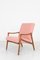 Wooden Armchairs with Pink Upholstery by Jiri Jiroutek, 1970s 1