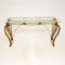 French Rococo Style Console Table in Brass, 1970s, Image 2