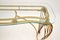 French Rococo Style Console Table in Brass, 1970s 9