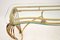 French Rococo Style Console Table in Brass, 1970s 8