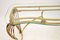 French Rococo Style Console Table in Brass, 1970s, Image 8