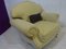 Armchair and Footstool, 1990s, Set of 2 2