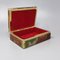 Italienische Box aus grünem & braunem Onyx, 1960er 4
