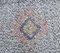 Türkischer Vintage Flachgewebe Teppich in Rosa 9