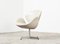 Poltrona Swan in pelle di Arne Jacobsen per Fritz Hansen, inizio XXI secolo, Immagine 3
