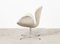 Sillón Swan de cuero de Arne Jacobsen para Fritz Hansen, años 2000, Imagen 4