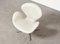 Sillón Swan de cuero de Arne Jacobsen para Fritz Hansen, años 2000, Imagen 5