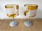 Lámparas de mesa italianas de cristal de Murano de Mazzega, años 80. Juego de 2, Imagen 1