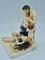 Figurine Depicting Faun with Children from Volkstedt, 1950s, Image 1