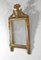 Espejo estilo Luis XVI pequeño de madera dorada, Imagen 4