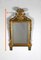 Espejo estilo Luis XVI pequeño de madera dorada, Imagen 2