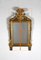 Kleiner Louis XVI Spiegel mit goldenem Holzrahmen 15