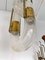 Italian Brass Pendant Light in Murano Glass attributed to Aldo Nason for Mazzega, 1970s, Image 7